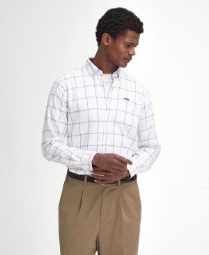 Barbour Acorn Tailored Long-sleeved Shirt ασπρα | BABO87942