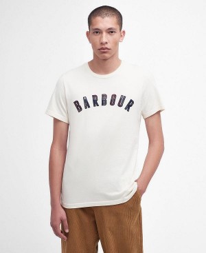 Barbour Ancroft T-shirt ασπρα | BABO88295