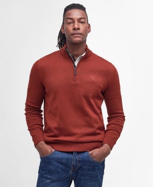 Barbour Avoch Half-zip Jumper κοκκινα | BABO88602