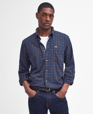 Barbour Bank Shirt μπορντο | BABO87918