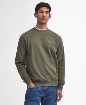 Barbour Beckhill Sweatshirt Ελιά | BABO88628