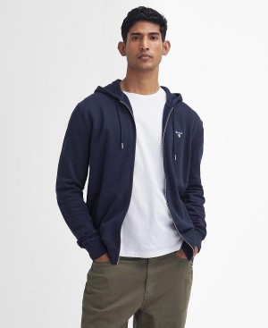 Barbour Beckhill Zip-up Hoodie σκουρο μπλε | BABO88617