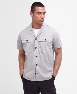 Barbour Belmont Regular Short-sleeved Shirt γκρι | BABO87747