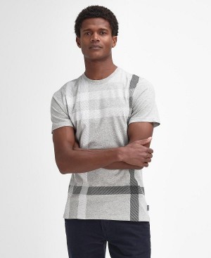 Barbour Blaine Tartan T-shirt γκρι | BABO88402