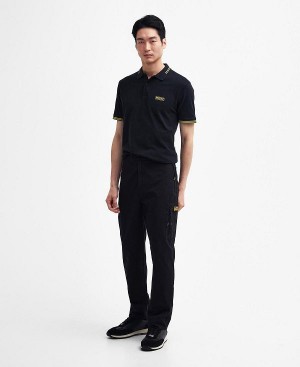 Barbour Bolt Straight-leg Trousers μαυρα | BABO88786