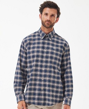 Barbour Bowburn Regular Fit Shirt σκουρο μπλε | BABO87896