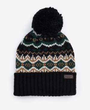 Barbour Case Fairisle Beanie πρασινο | BABO89052