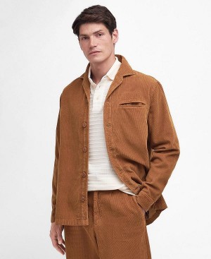 Barbour Casswell Overshirt καφε | BABO87678