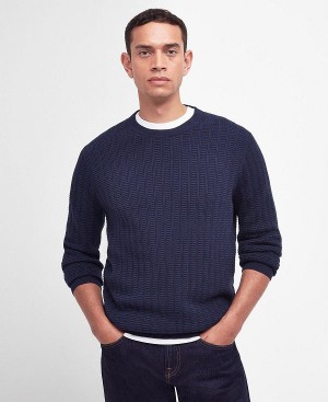 Barbour Chathil Crew Neck Jumper γκρι | BABO88614