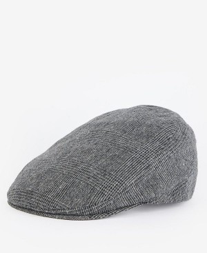 Barbour Cheviot Flat Cap σκούρο πρασινο | BABO89010