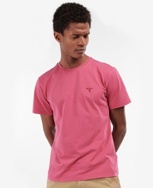 Barbour Cotton T-shirt μωβ | BABO88255
