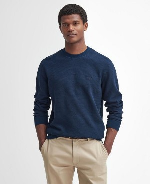 Barbour Diamond Sweatshirt σκουρο μπλε | BABO88621