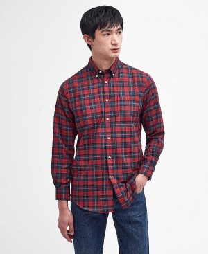 Barbour Dragon Tartan Shirt κοκκινα | BABO87680