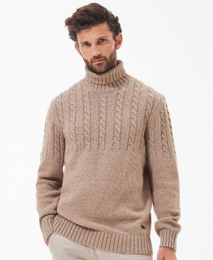 Barbour Duffle Cable-knit Jumper Μπεζ | BABO88516