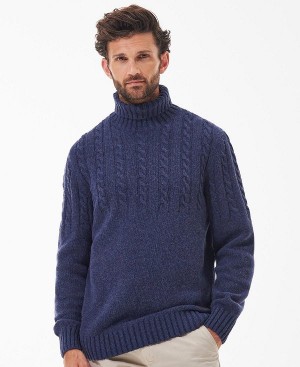 Barbour Duffle Cable-knit Jumper σκούρο μπλε | BABO88509