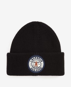 Barbour Dunford Beanie μαυρα | BABO89058