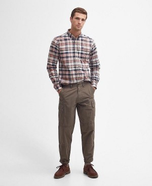 Barbour Essential Ripstop Cargo Trousers Χακί | BABO88766