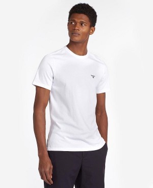 Barbour Essential Sports T-shirt ασπρα | BABO88284