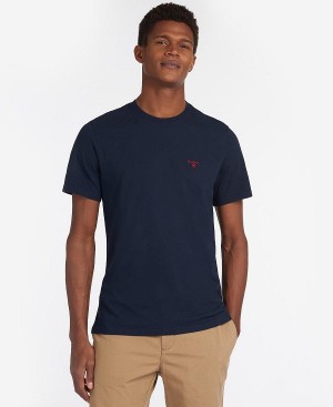 Barbour Essential Sports T-shirt μπλε | BABO88288