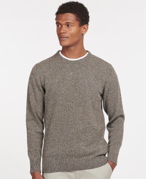 Barbour Essential Tisbury Crew-neck Sweatshirt βαθυ γκρι | BABO88508