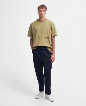 Barbour Faulkner Tapered Cargo Trousers σκουρο μπλε | BABO88793