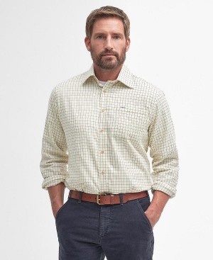 Barbour Field Tattersall Shirt σκουρο μπλε | BABO87935