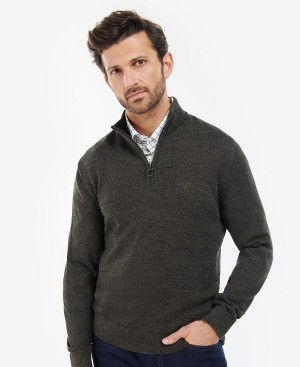 Barbour Firle Half Zip Sweatshirt βαθυ γκρι | BABO88560