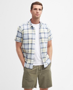 Barbour Gordon Tailored Short-sleeved Shirt Πολύχρωμο | BABO87762