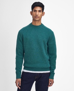 Barbour Grangetown Crew Neck Jumper πρασινο | BABO88645