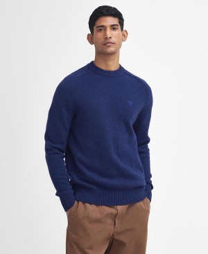 Barbour Grangetown Crew Neck Jumper μπλε | BABO88647