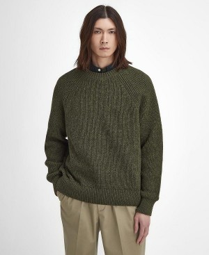 Barbour Griffiths Crew Neck Jumper πρασινο | BABO88682