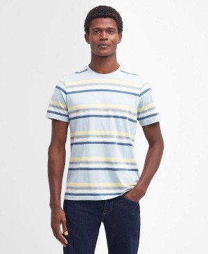 Barbour Hamstead Striped T-shirt ασπρα | BABO88378