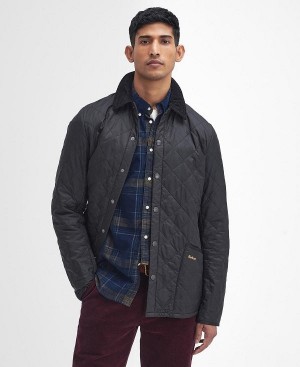 Barbour Heritage Liddesdale Quilted Jacket μαυρα | BABO87338