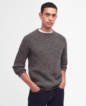 Barbour Horseford Crew Neck Jumper γκρι | BABO88571