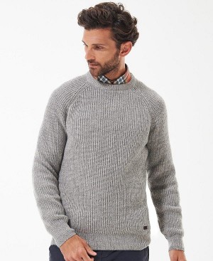 Barbour Horseford Crew Neck Jumper Μπεζ | BABO88576