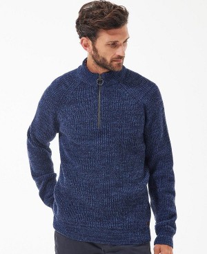 Barbour Horseford Half-zip Jumper σκουρο μπλε | BABO88565