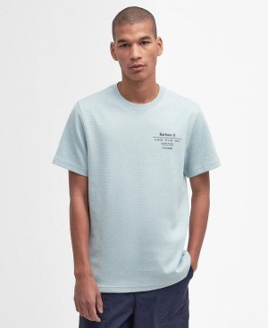 Barbour Huckley T-shirt μπλε | BABO88355