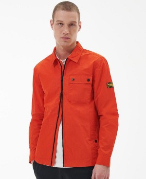 Barbour Inlet Regular Fit Overshirt πορτοκαλι | BABO87640