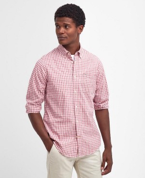 Barbour Kanehill Tailored Shirt ροζ | BABO87688