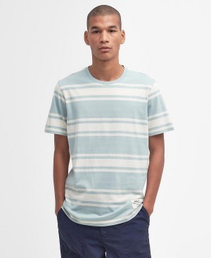 Barbour Kilton Striped T-shirt μπλε | BABO88358