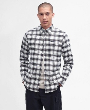 Barbour Langton Tailored Shirt Μπεζ | BABO87662