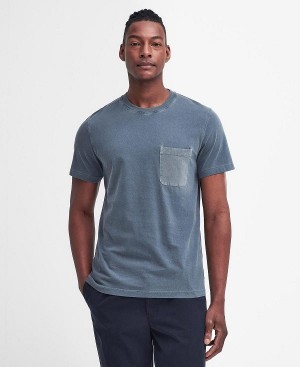 Barbour Liverton T-shirt μπλε | BABO88357