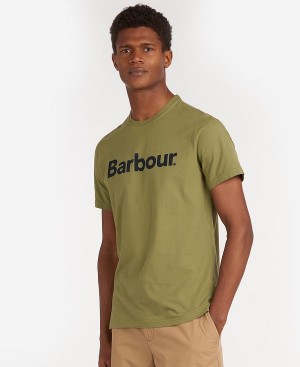 Barbour Logo T-shirt πρασινο | BABO88262