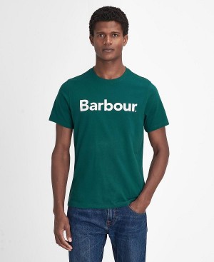 Barbour Logo T-shirt πρασινο | BABO88380