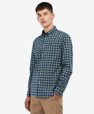 Barbour Lomond Tailored Long-sleeved Shirt καφε | BABO87626