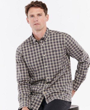 Barbour Lomond Tailored Shirt γκρι | BABO87617