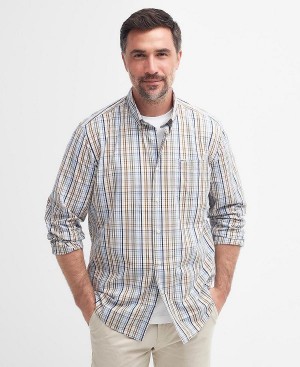 Barbour Malton Regular Shirt μπλε | BABO87726