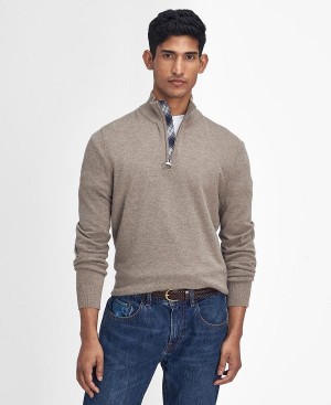 Barbour Marlow Half-zip Jumper Μπεζ | BABO88670