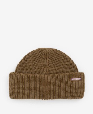 Barbour Mosely Fisherman Beanie πρασινο | BABO89049