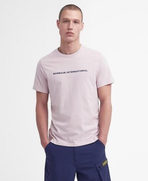 Barbour Motored T-shirt ροζ | BABO88330